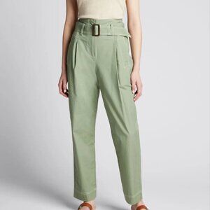 Jonathan Simkhai Belted Utility Green Trench Pants Trouser Size 6